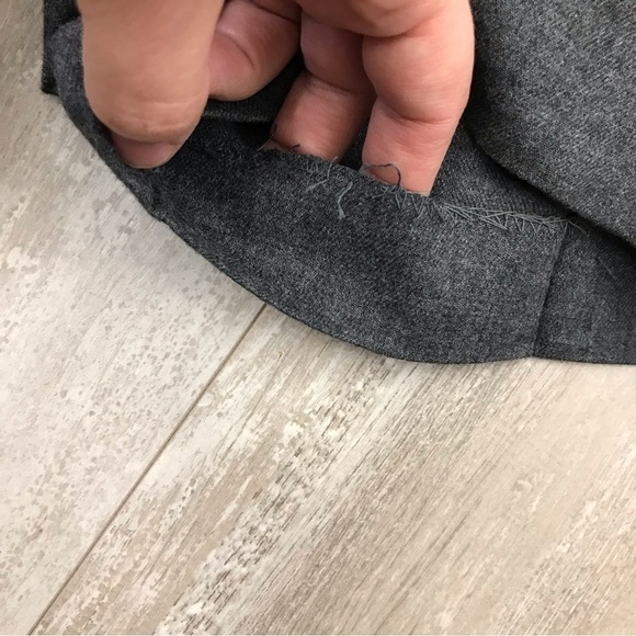 VINTAGE 60’s Gray High Waisted Bermuda Shorts 22 Waist - Picture 13 of 13